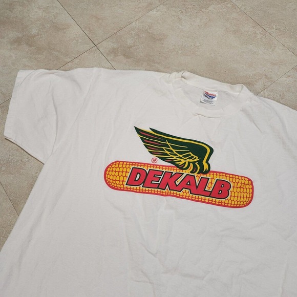 Hanes Other - VTG 90s Dekalb Mens 2XL Corn Genetics Seed Farming Single Stitch Promo T Shirt